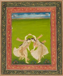 Jenter som leker phugadi, 1700-tallet