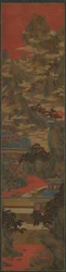 Palace Ladies Watching the Sunset, Ming-dynastiet, 1500-1600-tallet.