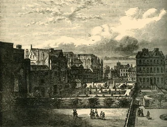Palace Yard, fra sør, 1881.