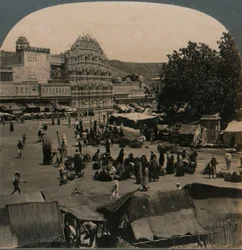 Vindenes palass fra Shiva Temple, Jeypore, India, 1902