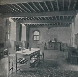 Palazzo Davanzati, hovedrom i tredje etasje, 1928