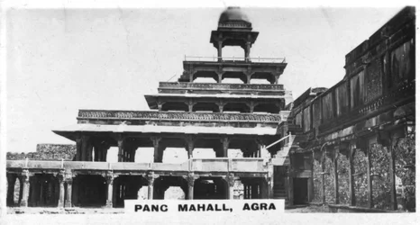 Panch Mahal, Fatehpur Sikri, Agra, India, 1925