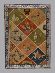Panelkjolestoff, Kina, Qing-dynastiet 1644-1911, 18751900.