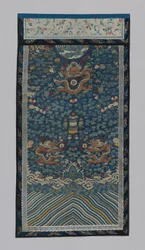 Panelmøbelstoff, Kina, Qing-dynastiet 1644-1911, 18751900.