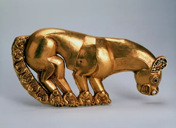 Panther Schield-emblem, ca 600 f.Kr