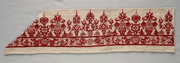 Del av en skjørtgrense, 1800-tallet.