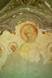 Spesielt, Fresco, Quadriporticus, katedralen, Salerno, Campania, Italia