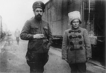 Pavel Dybenko og Nestor Makhno