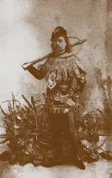 Pavel Gerdt som prins Siegfried i Ballet Swan Lake, St. Petersburg, 1895
