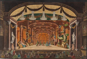 Peep Show Image , ca 1770.