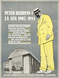 Peter Behrens og AEG 1907-1914 plakat