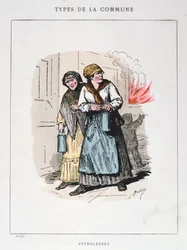 Petroleuses, Paris kommune, 1871.