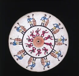 Phenakistiscope (Phenakistoscope) plate, ca 1830