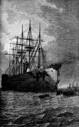 Henter opp Atlanterhavskabelen, 1866 c1880
