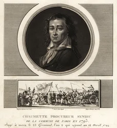 Pierre Gaspard Chaumette, syndisk aktor i kommunen, ateist
