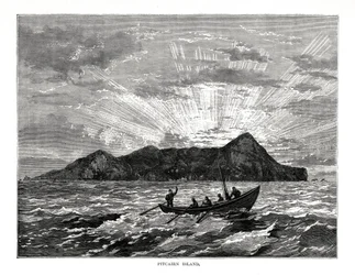 Pitcairn Island, Stillehavet, 1877