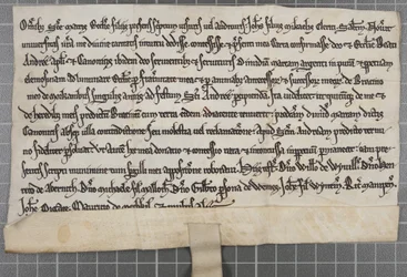 Pittance skrift: Charter som gir almisser til kirken St Andrew the Apostle