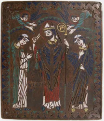 Plakett med Saint William of Bourges, fransk, ca. 1218-25.
