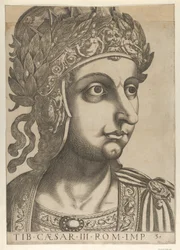 Plate 3: Tiberius snudde til høyre, fra 