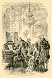 Spilt for retten i Versailles, 1907.