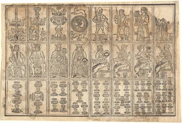 Spillekort, 1400-tallet.