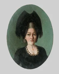Portrett av en kvinne i svart