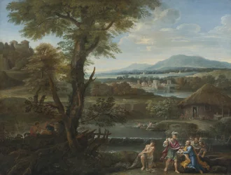 Polykrates finner ringen sin i fisken, 1600-tallet