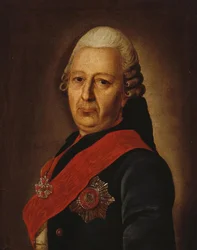 Portrett av Alexei Mikhailovich Obrezkov 1718-1787, 1770-tallet