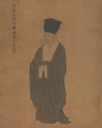Portrett av Bi Shichang, fra settet Five Old Men of Suiyang, før 1056.