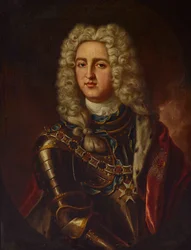 Portrett av Christian III, Pfalzgrev av Zweibrücken-Birkenfeld 1674-1735.