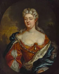 Portrett av grevinne Caroline av Nassau-Saarbrücken 1704-1774, ca. 1725