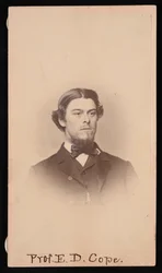 Portrett av Edward Drinker Cope 1840-1897, ca 1860-tallet.