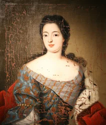 Portrett av keiserinne Catherine I. 1684-1727, tidlig på 1700-tallet.