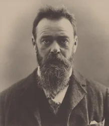 Portrett av Ferdinand Hodler 1853-1918.
