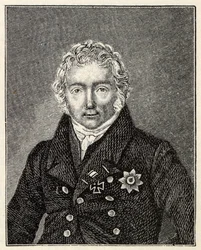 Portrett av Friedrich von Motz 1775-1830.