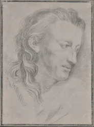 Portrett av Friedrich von Schiller 1759-1805, sent på 1700-tallet.