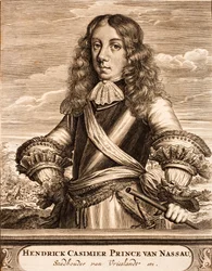 Portrett av Henry Casimir II 1657-1696, prins av Nassau-Dietz, 1675.