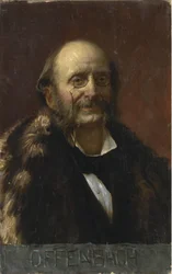 Portrett av Jacques Offenbach 1819-1880