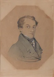 Portrett av Kondraty Fyodorovich Ryleyev 1795-1826, første kvartal av 1800-tallet