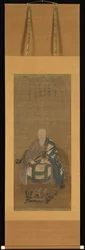Portrett av Kyuzan Soei, 1600-tallet.