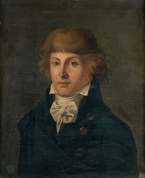 Portrett av Louis Antoine de Saint-Just 1767-1794, etter 1767.