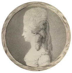 Portrett av Marie Louise av Savoy 1749-1792, prinsesse av Lamballe, andre halvdel av 1700-tallet