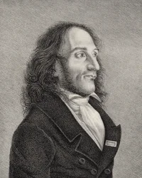 Portrett av Niccolò Paganini 1782-1840, ca. 1830