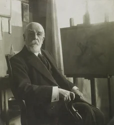 Portrett av Odilon Redon 1840-1916, 1913.