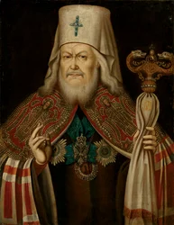 Portrett av Platon II Levshin, hovedstaden i Moskva 1737-1812, 2. halvdel av 1700-tallet.