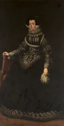 Portrett av dronning Elisabeth av Frankrike 1602-1644, dronningkonsort av Spania