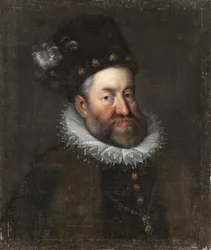 Portrett av Rudolf II av Østerrike 15521612, Den hellige romerske keiser, ca. 1600