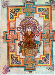 Portrett av Saint John fra Book of Kells, c800