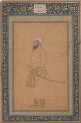 Portrett av Sayyid Amir Khan, andre halvdel av 1600-tallet.