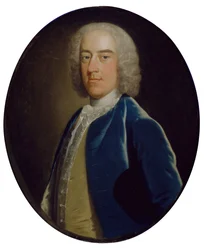Portrett av Sir Lister Holte 1720-70, 5. baronet, 1750-1770.